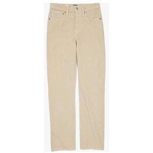 EUC Women's J.Crew Vintage Slim Straight Corduroy Pants Size 27 Cream Off-white